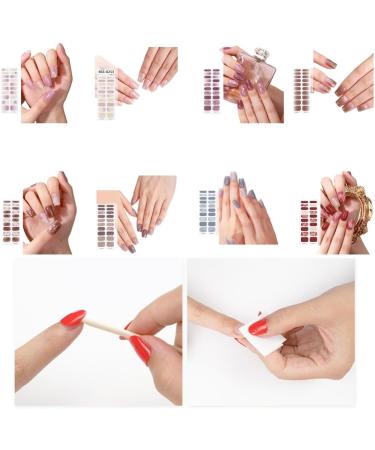 Limtula Professional Gel Nail s Full Wraps for Girls No Waiting Time No Nail Damage UV LED Lamp Required Nail Decoration BSS0251 - Buy Online on GoSupps.com