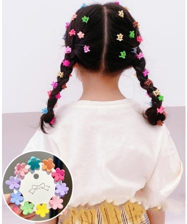 SUKPSY 40 Pcs Baby Girls Hair Claw Clips - Cute Princess Hair Accessories for Girls - Candy Color Hair Pins - Flower Hair Clips for Kids and Teens - Buy Online on GoSupps.com
