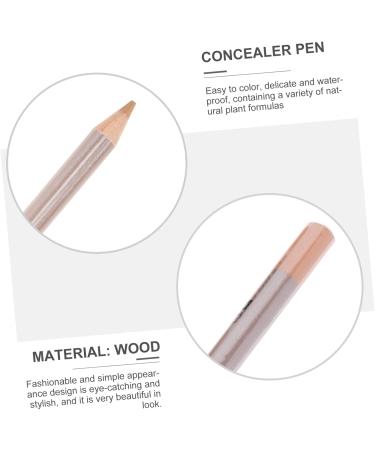 OHPHCALL 4pcs Concealer Pen Highlighter Stick Concealer Stick Makeup Concealer for Face Wooden 1 g (Pack of 1) Ivory - Buy Online on GoSupps.com