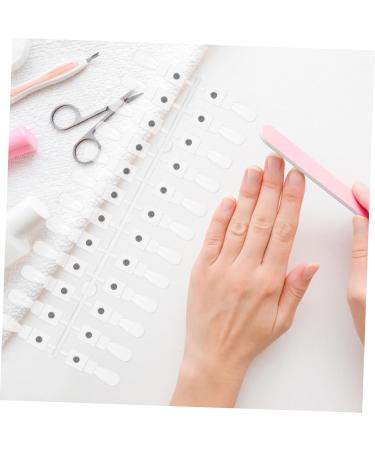  BIUDECO 48 Pieces Magnetic Nail Polish Display Card Compact Portable for Home or Studio Easy to Replace for Beginners Nail Practice Nail Art - Buy Online on GoSupps.com