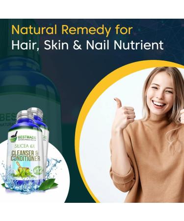 Buy Silicea 6X Cleanser & Conditioner - Hair Skin & Nail Nutrient for Pimples Boils Ulcers | Fast Healing & Digestive Support - 300 Pellets International Shipping Available - Buy Online on GoSupps.com