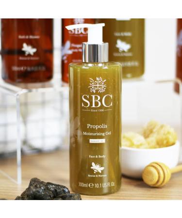 SBC Skincare Propolis Moisturising Gel 300ml - Lightweight Gel for Face and Body | Soothing Propolis Moisturizer for Sensitive Skin - Buy Online on GoSupps.com