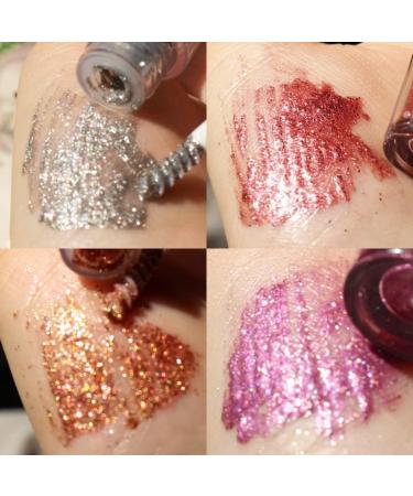 Topper de mascara paillettes de diamant mascara cils scintillants 4D scintillants mascara cils brillants en diamant tincelant pour les f tes et les femmes filles (Argent) - Buy Online on GoSupps.com