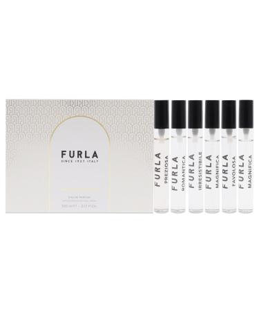 Furla Collection for Women - 5 Pc Mini GiftSet 5ml Preziosa EDP Spray 5ml Irresistible EDP Spray 5ml Magnefica EDP Spray 5ml Favolosa EDP Spray 5ml Romantica EDP Spray