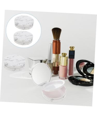 FOMIYES 2pcs Storage Box Makeup Case Portable Powder Case Makeup Powder Puff Empty Compact Powder - Buy Online on GoSupps.com