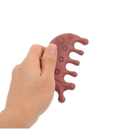 PATKAW Wooden Massage Comb - Green Sandalwood Scalp & Hair Comb Gift for Men | Gua Sha Tool for Scalp Scraping - Buy Online on GoSupps.com