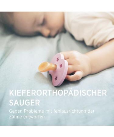 HEVEA Natural Rubber Pacifier - Jaw-Friendly Design for 3-36 Months - Sky Blue - Single Pack - Buy Online on GoSupps.com
