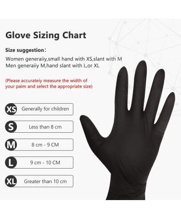 Kexle Nitrile Disposable Gloves Pack of 100 Latex Free Safety Working Gloves for Food Handle or Industrial Use Large (Pack of 100) - Buy Online on GoSupps.com