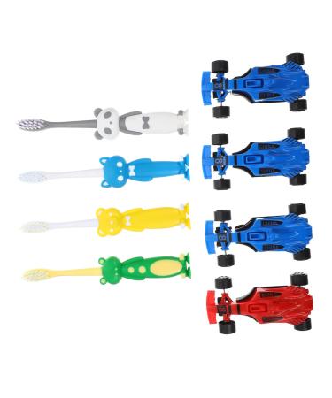 Minkissy 4 sets children's toothbrush toothbrush manual toothbrush cartoon toothbrush cartoon toothbrush toothbrush toothbrush need toothbrush