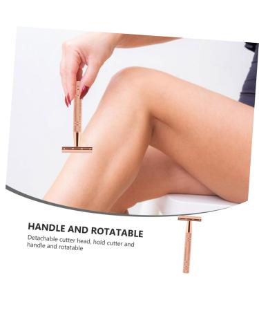 FOMIYES Old Style Men's Razor - Zinc Alloy Double-Sided Safety Shaver for Men & Women - Buy Online on GoSupps.com