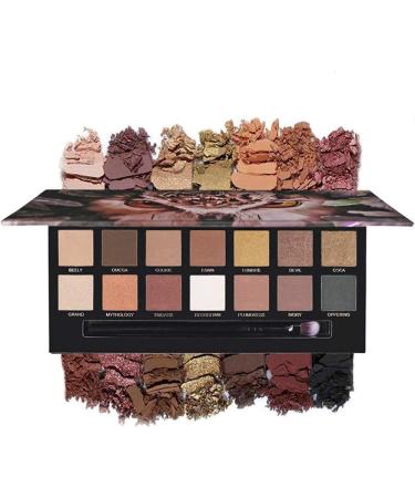 14 Colors Tiger Eyeshadow Palette Matte Shimmer Waterproof Smudge-Proof Long Lasting Pigmented Makeup (A2) - Buy Online on GoSupps.com