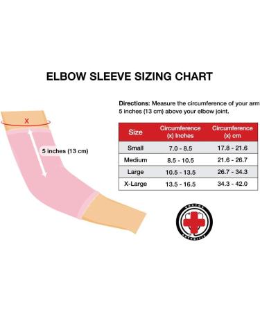 Ladies Pink Elbow Compression Sleeve for Tennis/Golfers Elbow Relief - XL Size with Doctor Written Handbook - Excellent Customer Support - Pack of 1 - Buy Online on GoSupps.com
