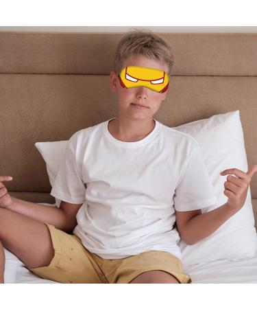 2 pcs Superhero Eye Mask ATVOYO-Spider-Man Eye Mask 3D Printed Cartoon Eye Mask with Elastic Strap Soft Fluffy Sleep Hood Boys Girls Children Sleep Travel Eye Mask - Buy Online on GoSupps.com