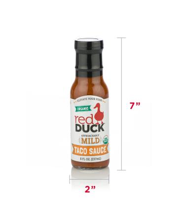 Red Duck Organic Taco Sauce - Mild, Gluten-Free & All Natural (8 fl. oz.) - Buy Online on GoSupps.com
