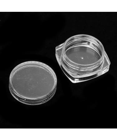 Entatial Nail Powder Container - Clear Glass Nail Art Storage for DIY Cosmetics - Buy Online on GoSupps.com