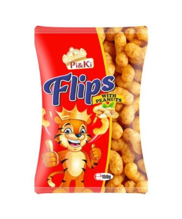 Corn Snacks Crisps On The Go Healthy Corn Snack with Peanuts 60g (Original)