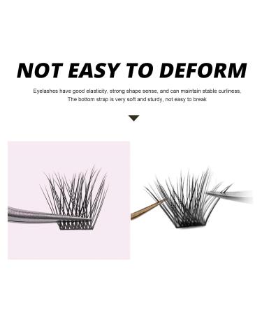 Matte Black DIY Lash Extensions - C Curl Mega Volume 8-16mm Clusters for Wispy Lashes | Individual Eyelash Extensions for Home Use - Buy Online on GoSupps.com