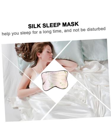 Buy Minkissy Silk Eye Mask - Luxurious Sleep Mask for Puffy Eyes Travel Blindfold & Floral Design | Perfect for Relaxation & Sleeping - Buy Online on GoSupps.com
