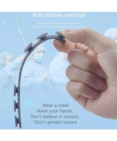 Buy 8 Pieces Silicone Masking Hooks - Adjustable Mask Holders for Comfort & Protection | International Shipping - Buy Online on GoSupps.com