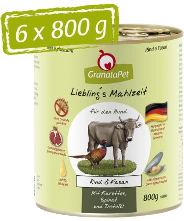 Granapet Liebling's Adult Dog Food Bundle: Dry Lamb & Wet Beef & Pheasant | 10 kg Pack for International Shipping - Buy Online on GoSupps.com