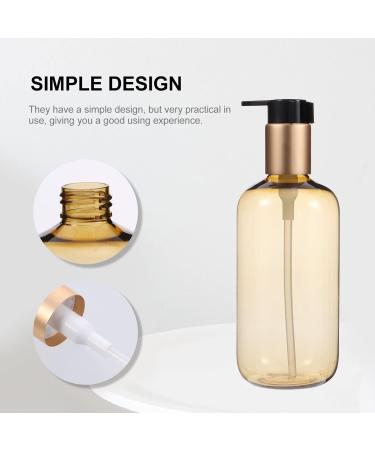 Lurrose 2 x 300ml Plastic Pump Dispenser Bottles - Emulsion & Shower Gel Dispenser for International Shipping - Buy Online on GoSupps.com