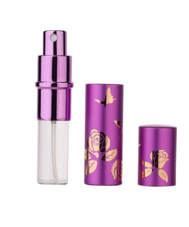 10ml Portable Spin Type Perfume Bottle(Purple)