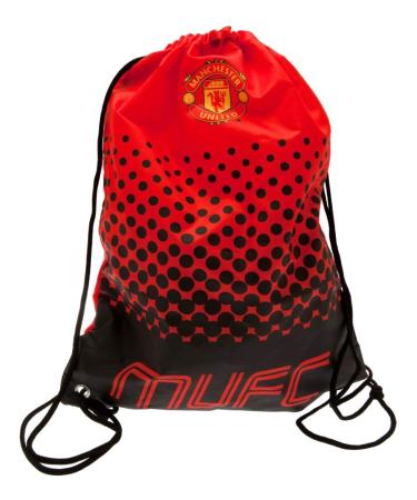 Manchester United FC 2427 Children's Unisex Drawstring Bag, Red