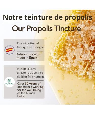 Mother Propolis tincture - 20 ml - ORGANIC. Promotes the well-being of the throat. 100% natural. 15% weight/volume. - Buy Online on GoSupps.com