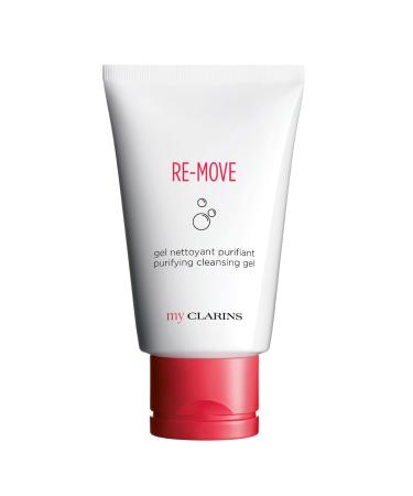 My Clarins RE-MOVE Purifying Cleansing Gel | Leaves Skin Radiant  Smooth  Shine-Free and Refined | Visibly Reduces Look Of Pores | Gently Cleanses and Purifies* | Vegan  Paraben-Free | 4.5 Ounces