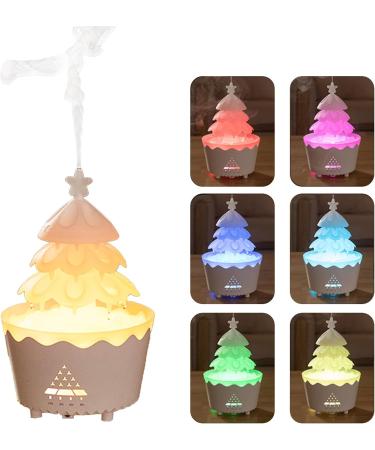 Colorful Christmas Tree Rain Humidifier & Essential Oil Diffuser - Aromatherapy for Home Bedroom & Office - Buy Online on GoSupps.com