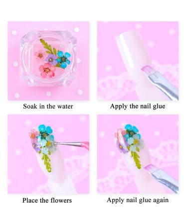iFancer Nail Dried Flowers: 90 Pcs, 36 Colors, Real Nature Dry Petals for 3D Nail Art Manicure Decoration - Buy Online on GoSupps.com