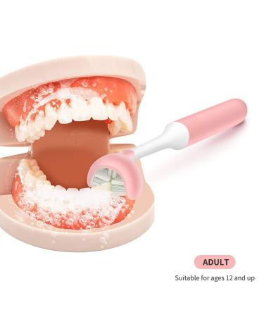 GOGOCAT 3D Toothbrush for Adults | Pink 3-Sided Wrapped Oral Care Brush | 1 Count - Buy Online on GoSupps.com