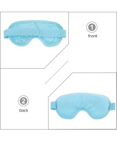 SOIMISS Sky-Blue Sleep Eye Mask | Hot Cold Compress Pack for Puffy Eyes, Headaches, Migraines | Women Men | Sinus & Tension Relief - Buy Online on GoSupps.com