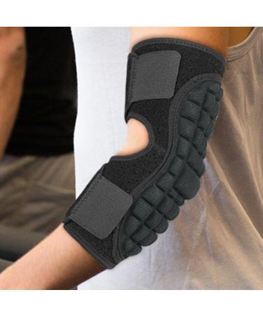 iPlusmile Elbow Brace Sleeve - Supportive Elbow Wraps for Sports & Lifting | Goalkeeper Elbow Protector - Black - Buy Online on GoSupps.com