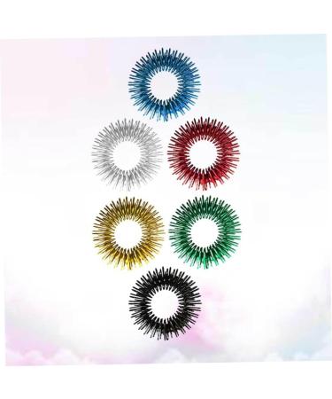 Buy Beaupretty 12-Count Finger Massage Toys - Stress Relief Rings for Kids | International Shipping Available - Buy Online on GoSupps.com