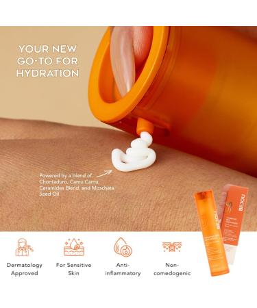 bejou Hydrating Dew Moisturizer with Chontaduro Natural Retinol Alternative Sensitive Skin Formula for Dark Spots Normal to Dry Skin Anti-Aging Face Cream Blue Light Protection 1.7 Fl Oz - Buy Online on GoSupps.com