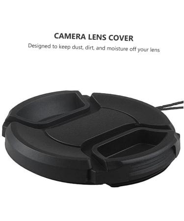 Milisten 4 Pcs Camera Lens Cover Centre Pinch Lens Cover Lens Cap Camera Lenses Camera Lens Lid Shots Lens Protector Lens Hood Cap Camera Body Cap Camra Back Cover Plastic SLR Camera Black 5.5X5.5CM - Buy Online on GoSupps.com