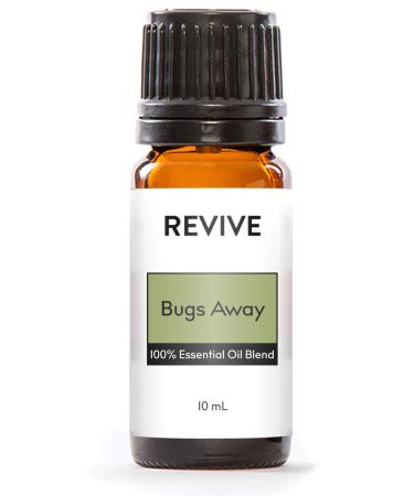 Bugs Away Essential Oil Blend by Revive Essential Oils - 100% Pure Therapeutic Grade for Diffuser Humidifier Massage Aromatherapy Topical Bugs Away 0.34 Fl Oz (Pack of 1)