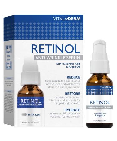 Vitala Derm Retinol Anti Wrinkle Serum 1oz / 30ml