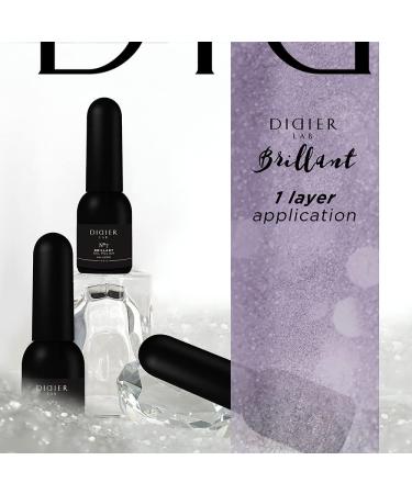 Didier Lab - Premium UV Gel Nail Polish - Brillant No. 07 - Gel Nail Varnish - Nail Art - Long-Lasting High Gloss Wear - Purple Gel Nail Polish - Gel Nails - Glitter Gel Nail Polish - Rich Pigment - Buy Online on GoSupps.com