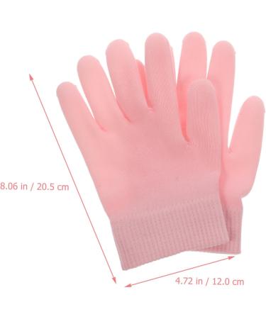 minkissy 1paire Hydratants Gel Pour Soins Des Mains Soins Sans Rin age Confortables Et lastiques Id aux Pour Peau Douce Rose 21.5*11cm - Buy Online on GoSupps.com