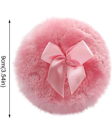 Super Bellies Happy Powder Puff Baby Powder Puff Glitter Round Bow Baby Powder Puff Bow Knot Body Powder Puff Round Powder Puff Makeup Sponge Bulk One Size Pink - Buy Online on GoSupps.com