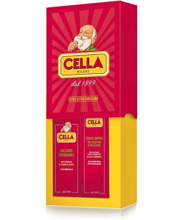 CELLA Rapid Shaving Cream & Aftershave Balm 300g - Premium Italian Shaving Products for Smooth Skin - International Shipping Available - Buy Online on GoSupps.com