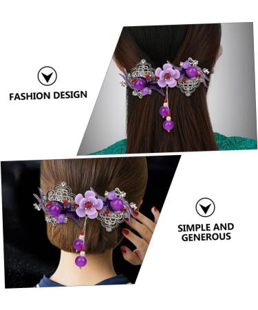 Didiseaon Hairpin Decorative Hair Clips for Women Rhinestone Hair Clamps Barrettes for Thick Hair Rhinestone Bobby Pins Crystal Hair Clip Vintage Miss Rhinestone Flower Purple Rhinestones - Buy Online on GoSupps.com