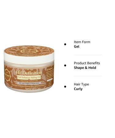 TRELUXE Hi! Definition Curl Enhancer Styling Gel - 8oz Pack of 1 - Buy Online on GoSupps.com