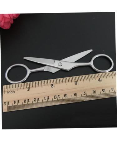 Angoily 2pcs Mustache Scissors & Manual Shaver Set for Men | Stainless Steel Old Fashioned Grooming Tool - International Shipping - Buy Online on GoSupps.com
