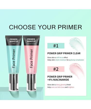 Hydrating Green Gel Makeup Face Primer with Hyaluronic Acid - Pore Minimizer & Long Lasting Makeup - Moisture for Smooth Skin - Pink - Buy Online on GoSupps.com