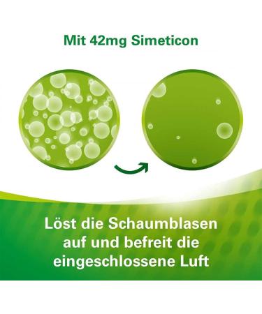 Lefax Chewing Tablets - 42 mg Simeticon for Light Flatulence - Peppermint Flavor - Child-Friendly - 50 Tablets - International Shipping - Buy Online on GoSupps.com