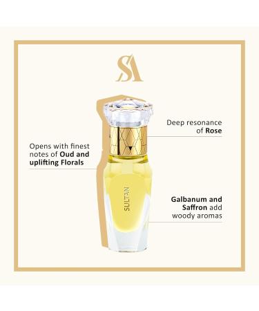 Swiss Arabian Sultan For Unisex - Luxury Products From Dubai - Long Lasting Personal Perfume Oil - A Seductive Exceptionally Made Signature Fragrance - The Luxurious Scent Of Arabia - 0.4 Oz Floral 0.4 Fl Oz (Pack of 1) - Buy Online on GoSupps.com