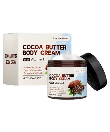 Mimoqk Body Cream Repair Balm Natural Botanical Formula 120g Deep Moisture Rich Texture Gentle Absorption Nonsticky Skin Cream for Men Face Hand Cellulite Travel Baby Care